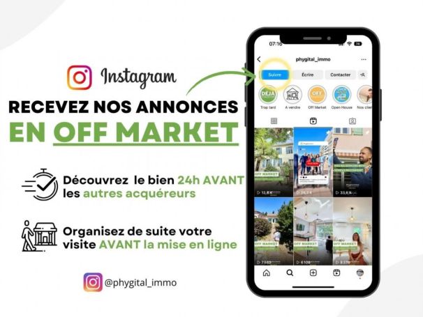 A louer APPARTEMENT DUPLEX T2 39 M2 BORD DE MER NICE