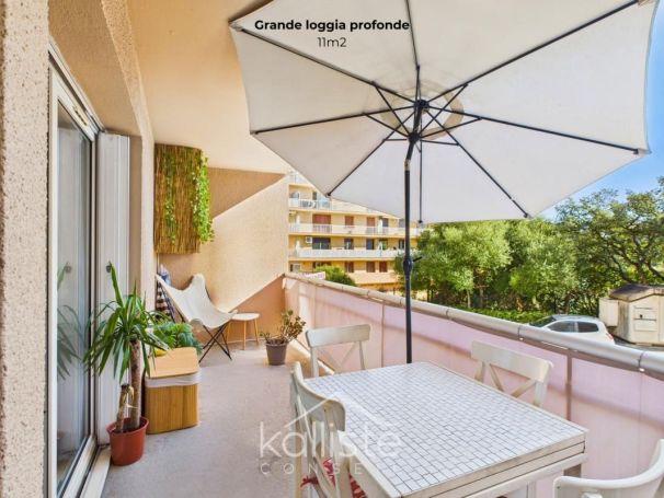 A louer APPARTEMENT T3 66 M2 BORD DE MER AJACCIO