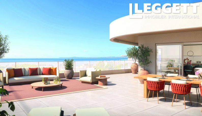 A louer APPARTEMENT DE PRESTIGE NEUF T4 85 M2 BORD DE MER SAINT LAURENT DU VAR