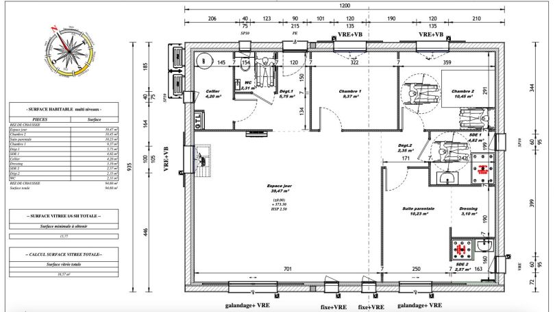 A louer MAISON  5 PIECES 900 M2  TAVERNES