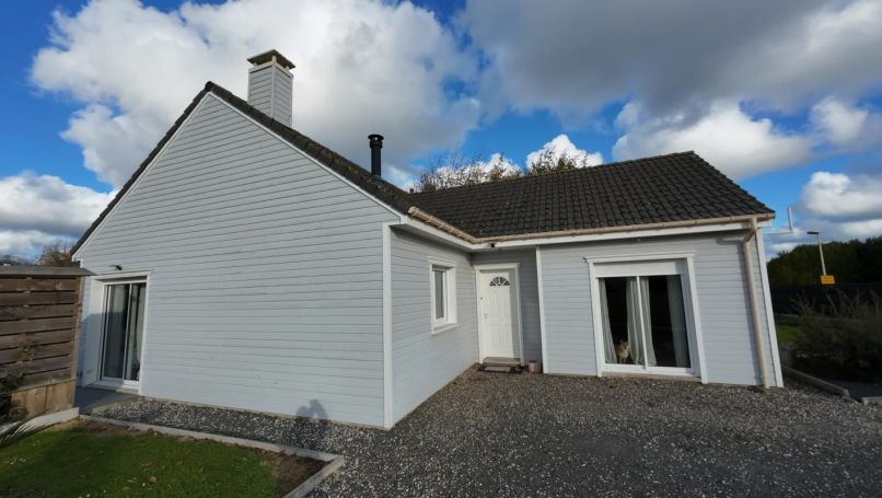 A vendre MAISON  BOIS BORD DE MER GUETTEVILLE LES GRES