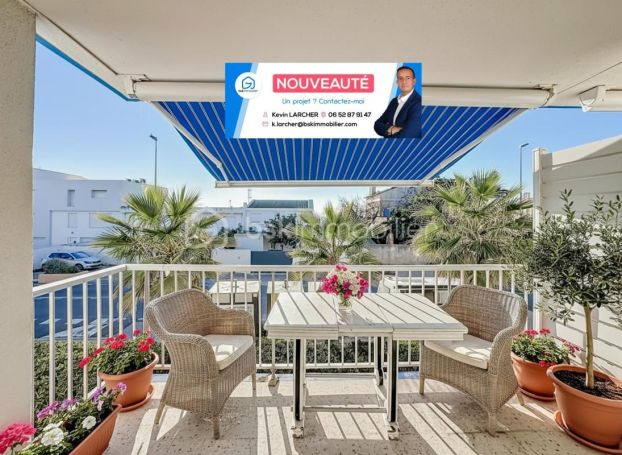A louer APPARTEMENT T3 51 M2 TERRASSE VUE MER PALAVAS LES FLOTS