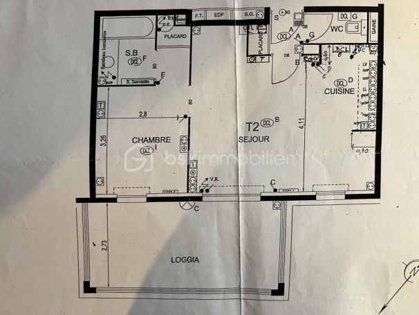 A louer APPARTEMENT T2 44 M2 TERRASSE BORD DE MER LA CIOTAT