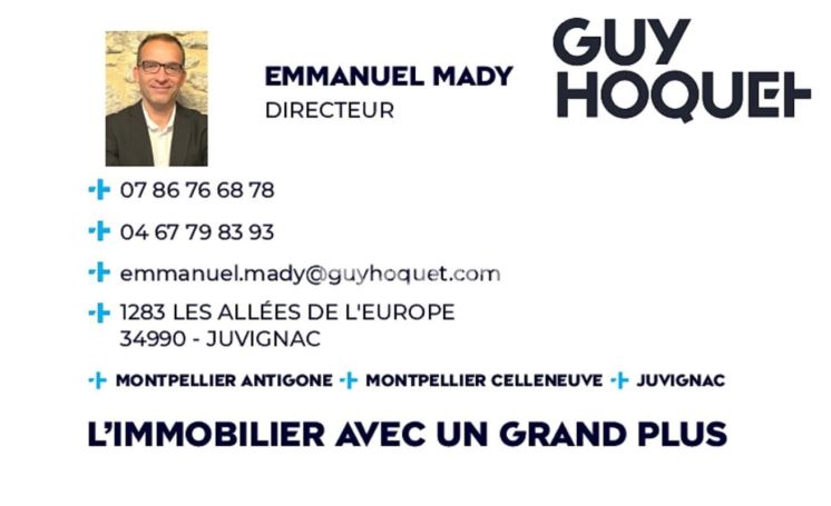 A louer STUDIO NEUF  36 M2 TERRASSE  MONTPELLIER