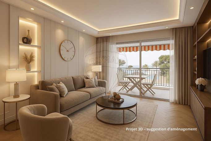 A louer APPARTEMENT T3 71 M2 TERRASSE BORD DE MER SAINT LAURENT DU VAR