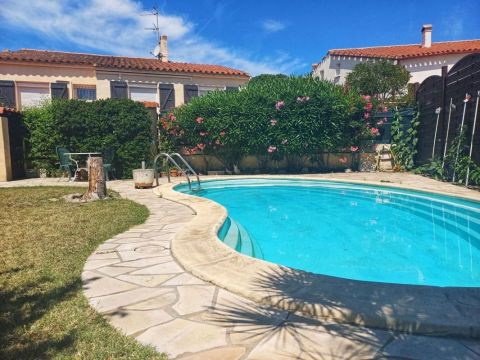 MAISON DE MAîTRE BORD DE MER CANET EN ROUSSILLON