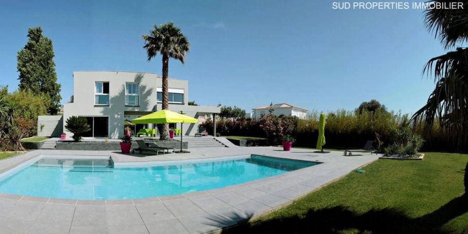 MAISON  CONTEMPORAINE BORD DE MER PERPIGNAN