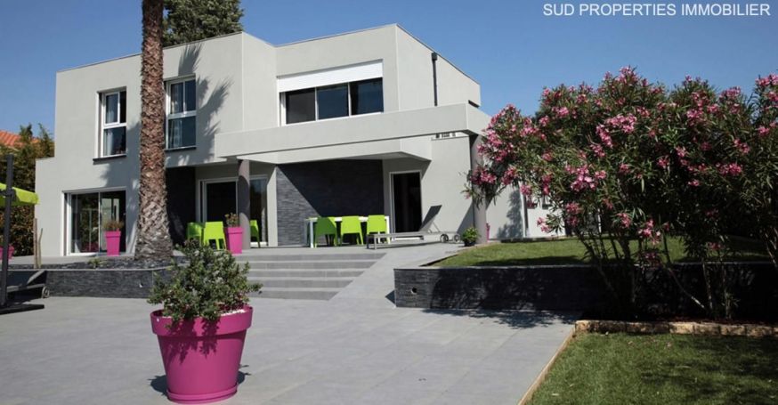 MAISON  CONTEMPORAINE BORD DE MER PERPIGNAN