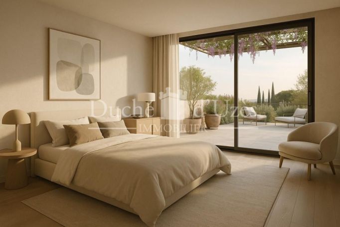 A louer APPARTEMENT DE PRESTIGE NEUF T4 128 M2 TERRASSE  UZES