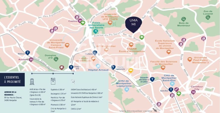 A louer STUDIO  20 M2  MONTPELLIER