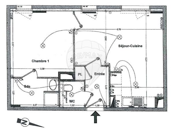 A louer APPARTEMENT T2 41 M2  NANTES