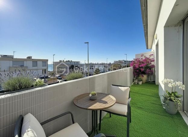 A louer APPARTEMENT T2 38 M2 TERRASSE VUE MER PALAVAS LES FLOTS