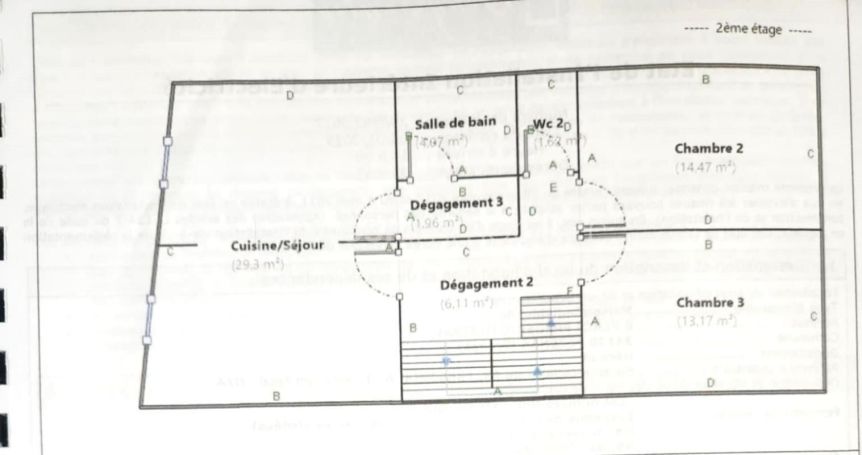 A louer APPARTEMENT T6 146 M2  PEZENAS