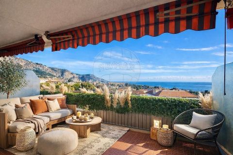 A louer APPARTEMENT T3 74 M2 TERRASSE VUE MER BEAULIEU SUR MER