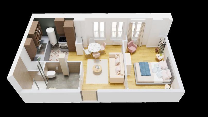 A louer APPARTEMENT NEUF T2 35 M2 TERRASSE  CAEN