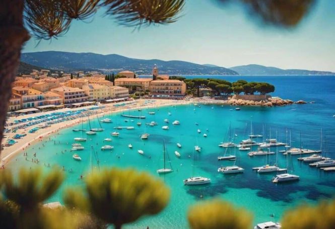 A louer MAISON  CONTEMPORAINE BORD DE MER CAVALAIRE SUR MER