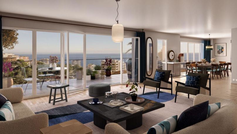 A louer APPARTEMENT DE PRESTIGE NEUF T3 70 M2 TERRASSE BORD DE MER BEAUSOLEIL