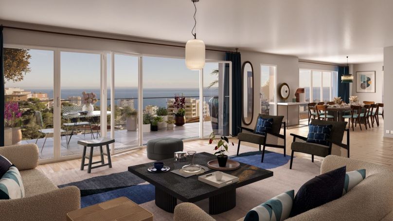 A louer APPARTEMENT DE PRESTIGE NEUF T4 120 M2 TERRASSE BORD DE MER BEAUSOLEIL