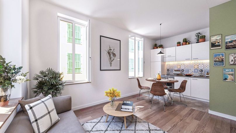 A louer APPARTEMENT DE PRESTIGE NEUF T2 45 M2 BORD DE MER NICE