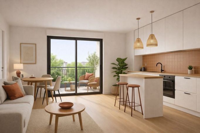 A louer APPARTEMENT T3 58 M2 TERRASSE BORD DE MER TOULON