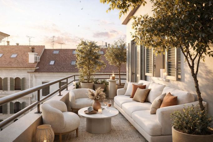 A louer APPARTEMENT T3 70 M2 TERRASSE BORD DE MER NICE