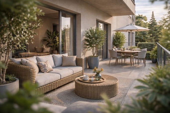 A louer APPARTEMENT NEUF T3 70 M2 TERRASSE BORD DE MER NICE