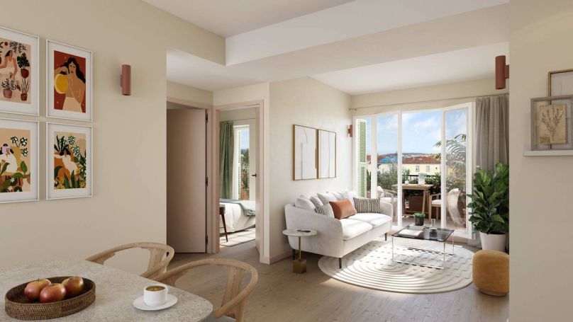 A louer APPARTEMENT T3 52 M2 TERRASSE BORD DE MER NICE