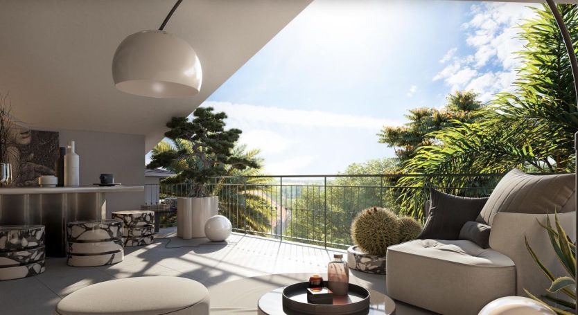 A louer APPARTEMENT DE PRESTIGE NEUF T3 56 M2 TERRASSE BORD DE MER COGOLIN