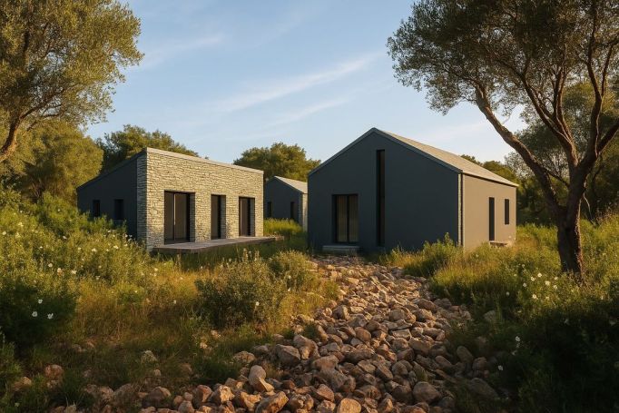 A louer MAISON  CONTEMPORAINE BORD DE MER BONIFACIO