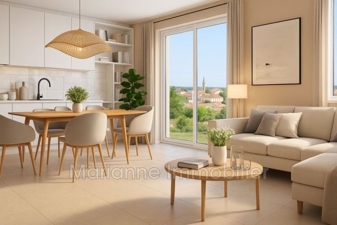 A louer APPARTEMENT NEUF T2 45 M2 TERRASSE  RODILHAN