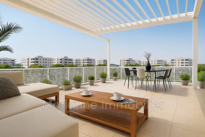 A louer APPARTEMENT DE PRESTIGE NEUF T4 115 M2 TERRASSE  MONTPELLIER