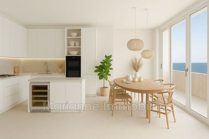 A louer APPARTEMENT DE PRESTIGE NEUF T4 97 M2 TERRASSE BORD DE MER SETE