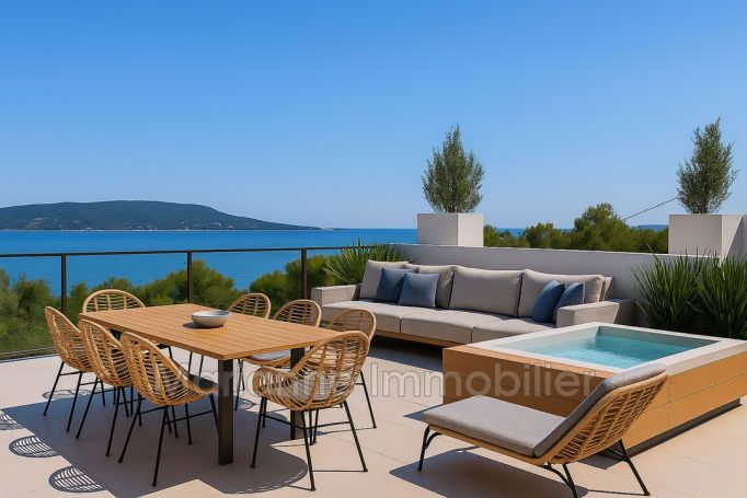 A louer APPARTEMENT DE PRESTIGE NEUF T4 89 M2 TERRASSE BORD DE MER SETE