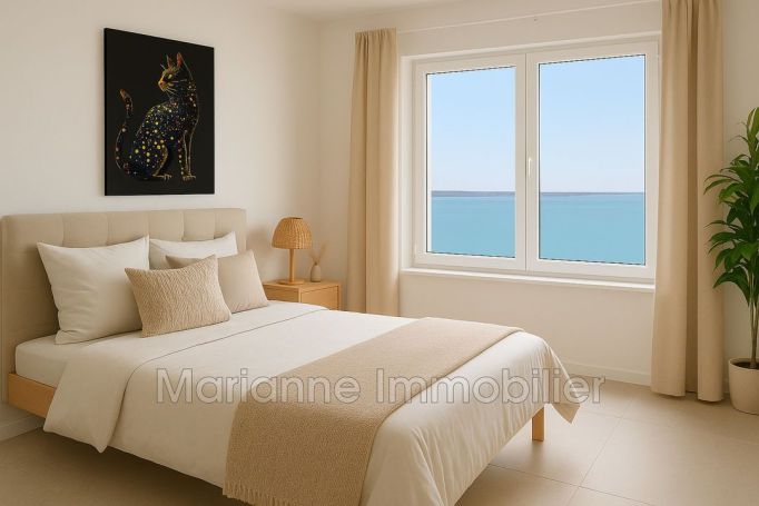 A louer APPARTEMENT NEUF T2 37 M2 TERRASSE VUE MER SETE