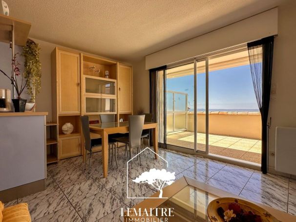 A louer APPARTEMENT T2 36 M2 TERRASSE VUE MER SAINT PALAIS SUR MER