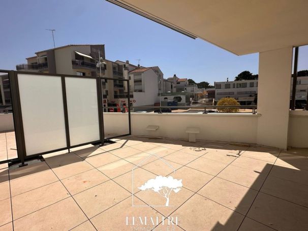 A louer APPARTEMENT DE PRESTIGE NEUF T3 70 M2 TERRASSE BORD DE MER LA PALMYRE
