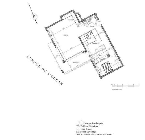 A louer APPARTEMENT DE PRESTIGE NEUF T3 75 M2 TERRASSE BORD DE MER LA PALMYRE