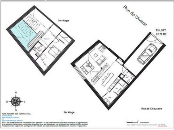 A louer LOFT T5 92 M2 BORD DE MER DEAUVILLE