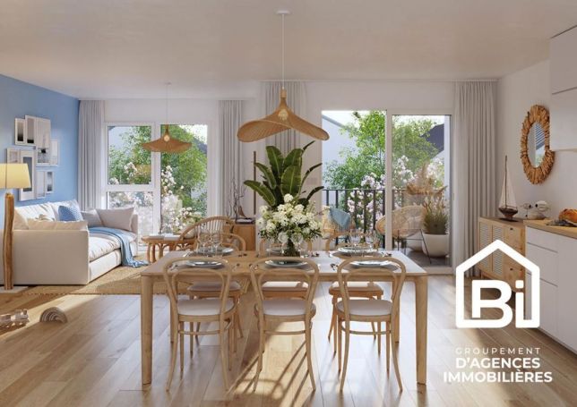 A louer APPARTEMENT NEUF  64 M2 BORD DE MER LION SUR MER