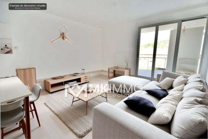 A louer APPARTEMENT T3 62 M2 TERRASSE BORD DE MER SAINT LAURENT DU VAR