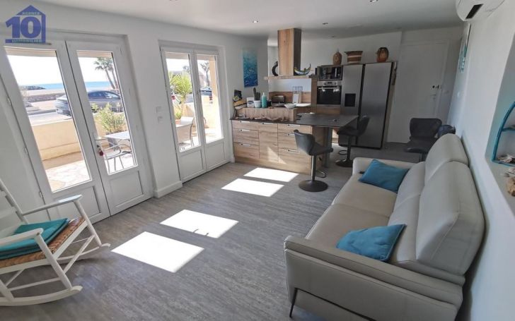 A louer APPARTEMENT DE PRESTIGE T3 55 M2 TERRASSE PIEDS DANS L'EAU VALRAS PLAGE