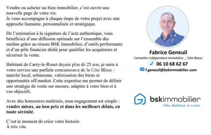 A louer APPARTEMENT DE PRESTIGE NEUF T2 41 M2 BORD DE MER CARRY LE ROUET