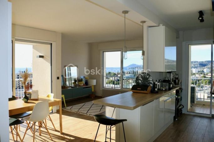 A louer APPARTEMENT T3 71 M2 VUE MER ANTIBES