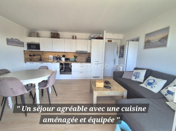 A louer APPARTEMENT T2 38 M2 TERRASSE BORD DE MER WIMEREUX