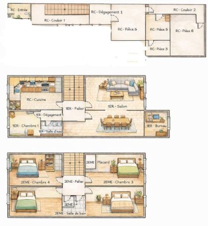 A louer MAISON  DE MAîTRE  BARJOLS