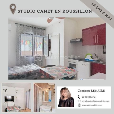 A louer STUDIO  16 M2 BORD DE MER CANET EN ROUSSILLON