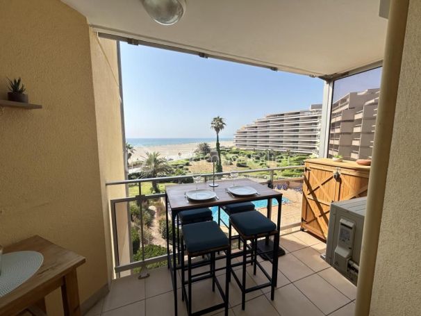 A louer STUDIO NEUF  35 M2 VUE MER CANET EN ROUSSILLON