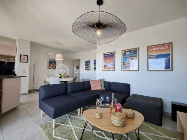 A louer APPARTEMENT NEUF T3 63 M2 TERRASSE VUE MER VALLAURIS