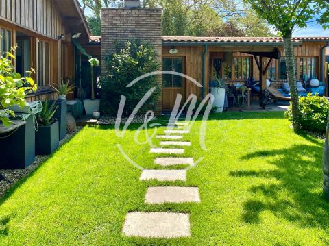 A vendre Maison bois 5 pieces 119 m2 avec piscine Lanton