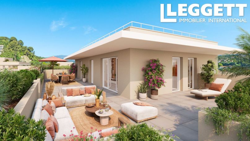 A louer APPARTEMENT NEUF T2 43 M2 BORD DE MER CAGNES SUR MER